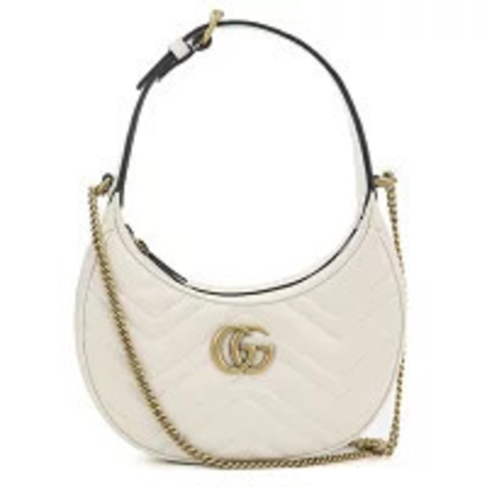 Gucci Handbag GG Marmont Leather White